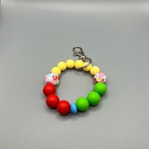 Colorful Beaded Keychain - Handmade K0237C